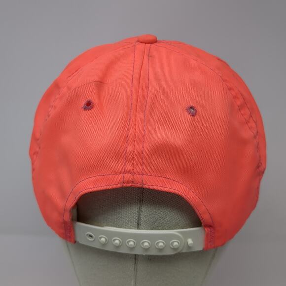 Team Arctic Wear Snapback Hat Pink One Size Solid Vent Holes Vintage USA - Picture 6 of 10